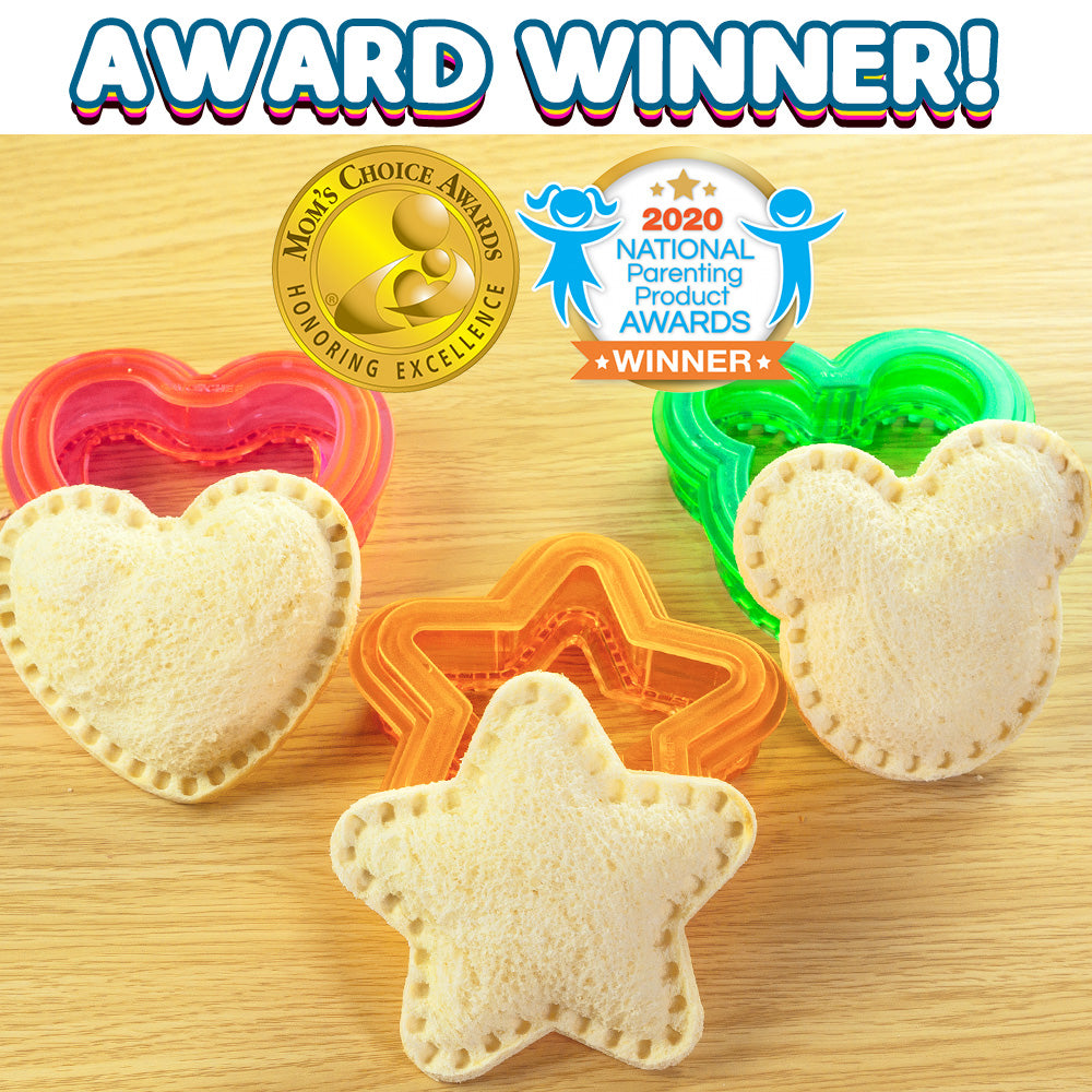 Ansbes Sandwich Cutter and Sealer Uncrustable Sandwich Maker Sandwich  Shapes Cutter Sandwich Bread Crust Cutter Decruster and Sealer (Heart,  Star