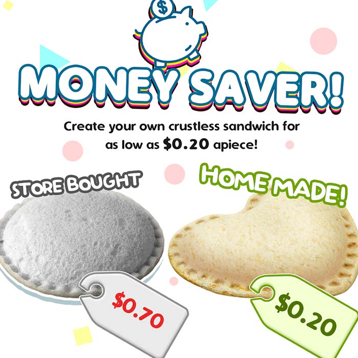 Sandwich Cutter and Sealer (Heart, Star, Mouse)